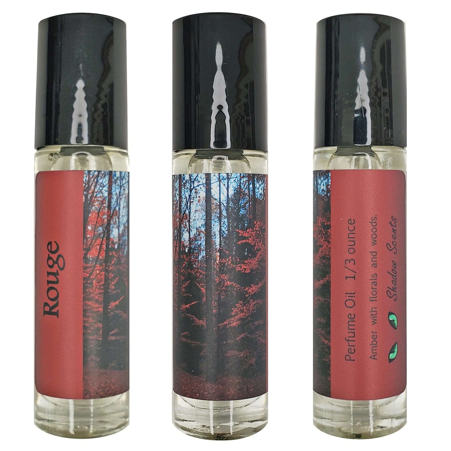 Rouge Perfume Oil, earthy perfume oil roll-on bottle