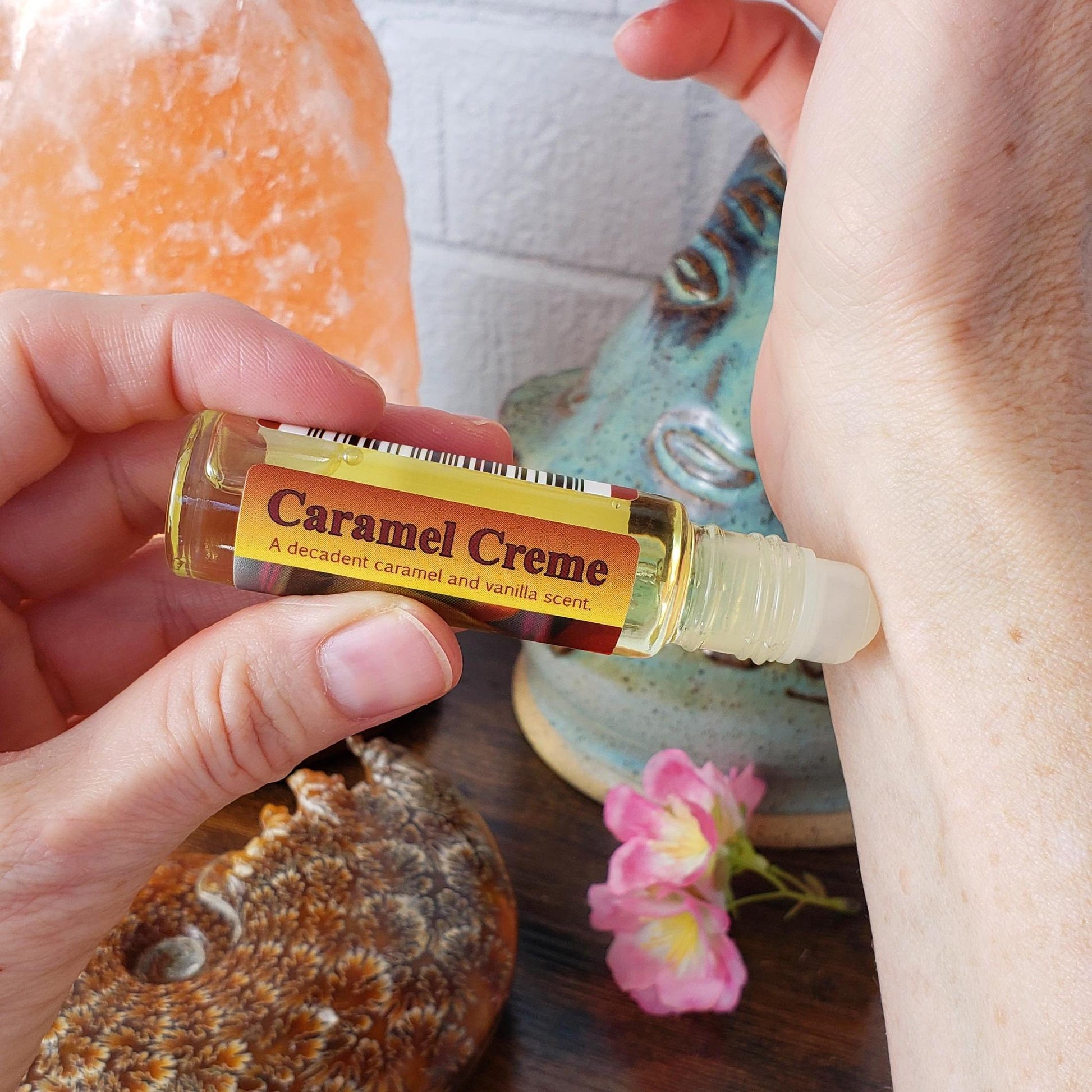 caramel perfume roll-on for women