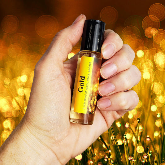 gold perfume oil roll on fragrance