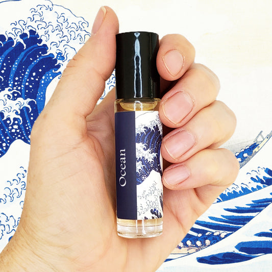 Ocean Perfume Oil roll-on bottle