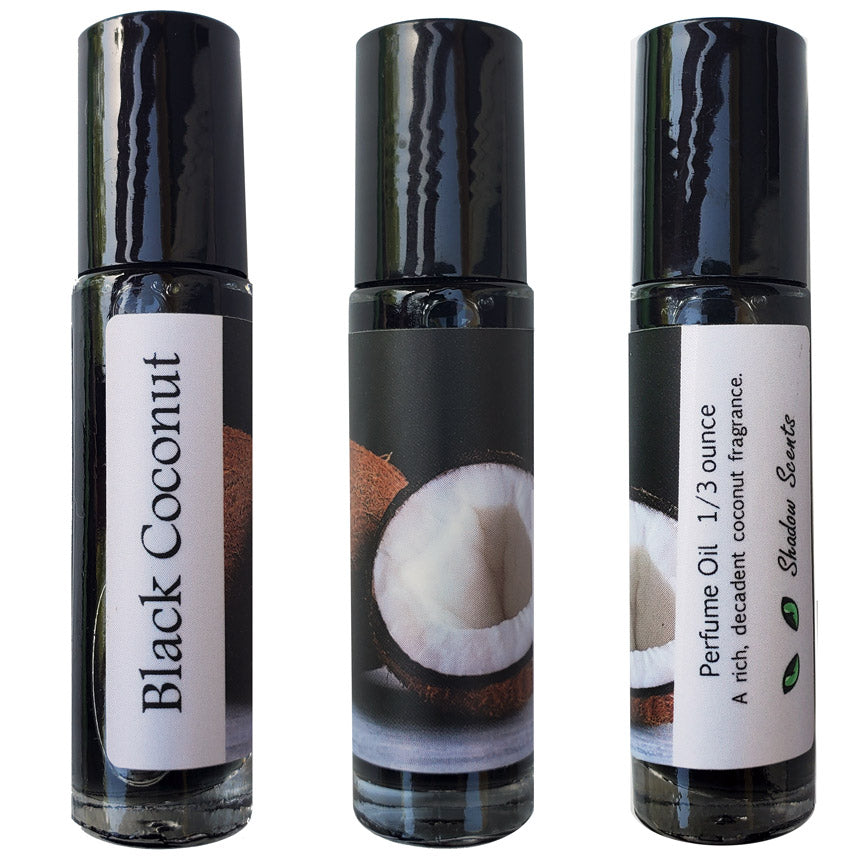 Black Coconut Perfume Oil roll-on