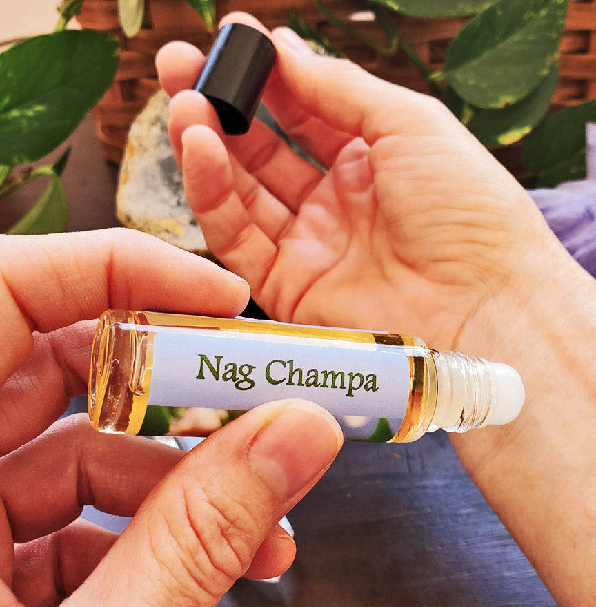 Nag Champa Perfume Oil, hippie perfume