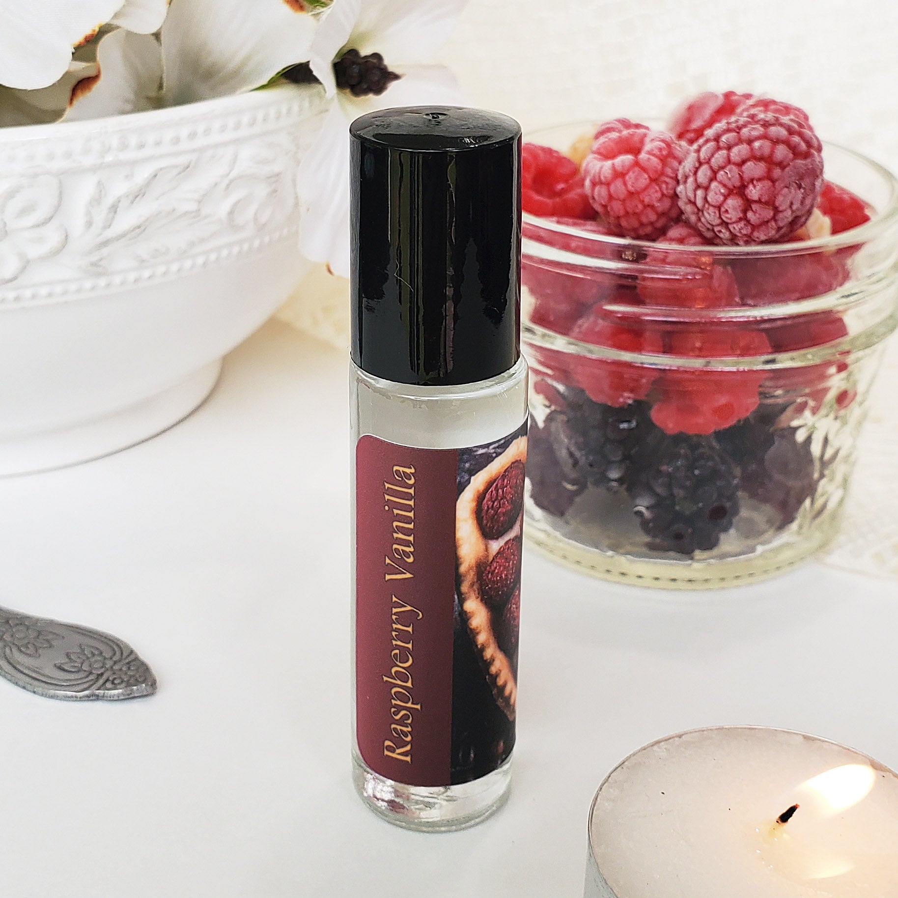 Raspberry Vanilla Perfume Oil, black raspberry vanilla scent