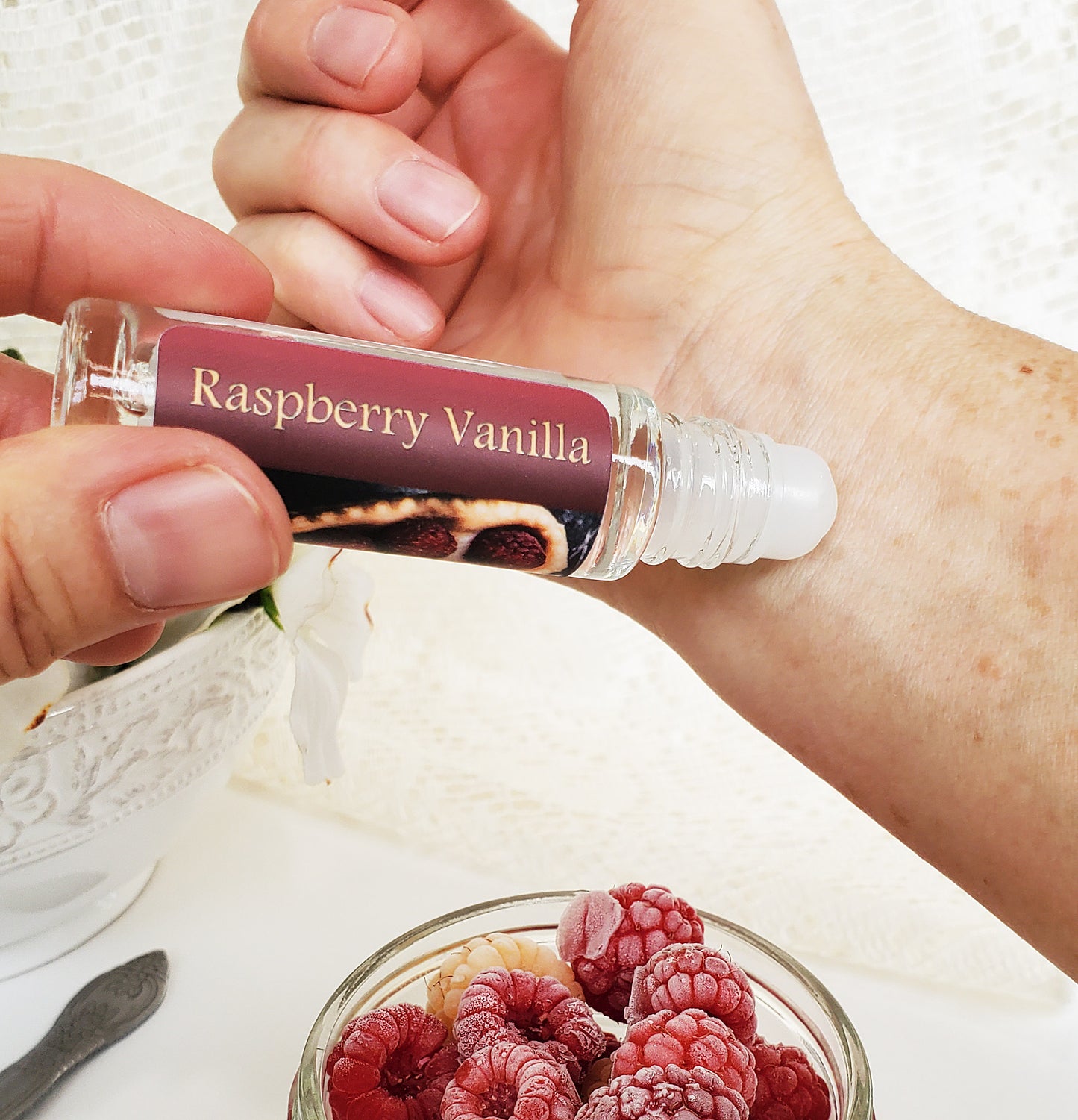 Raspberry Vanilla Perfume Oil, raspberry fragrance