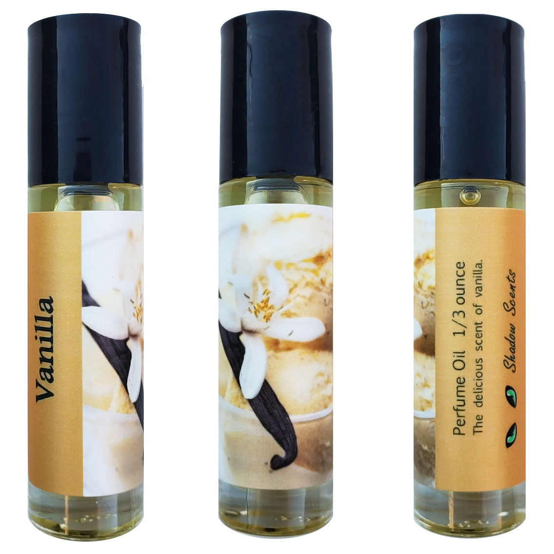 Vanilla Perfume Oil roll-on bottle