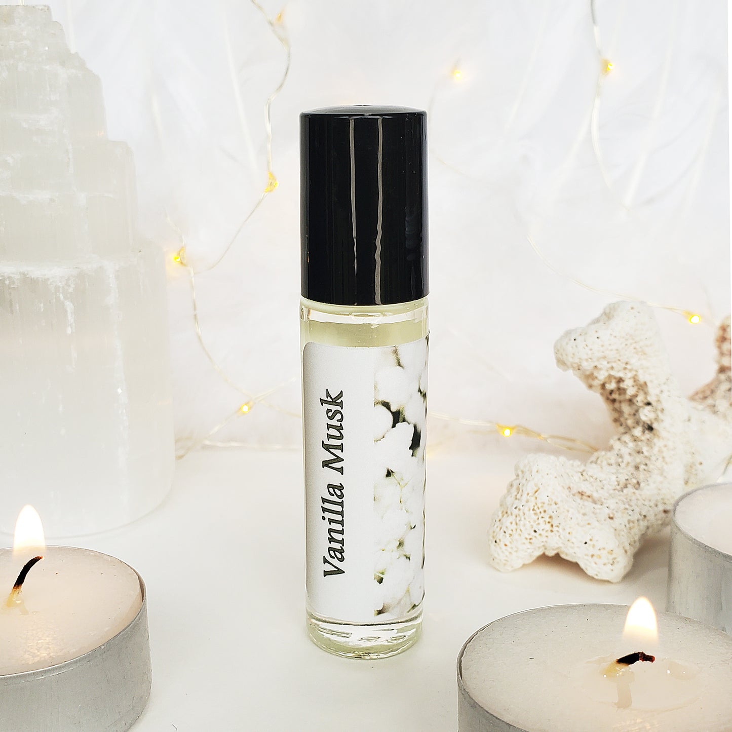 Vanilla Musk Perfume Oil, white musk with vanilla fragrance