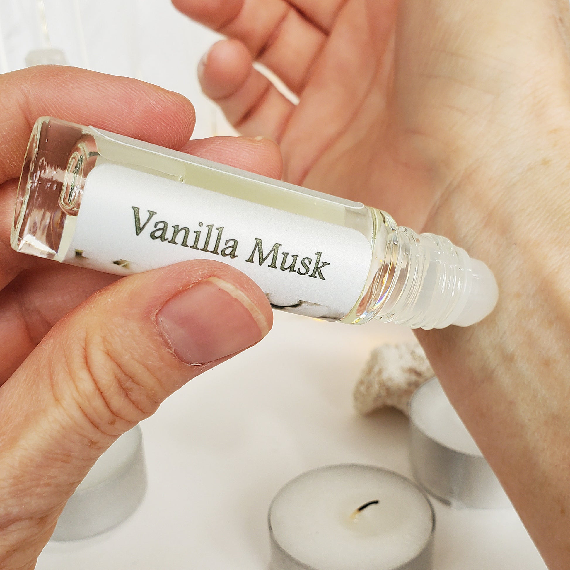 Vanilla Musk Perfume Oil, musk perfume with vanilla